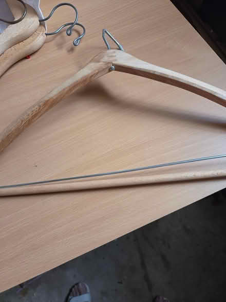Photo of free 5 wooden hangars (Manville) #1
