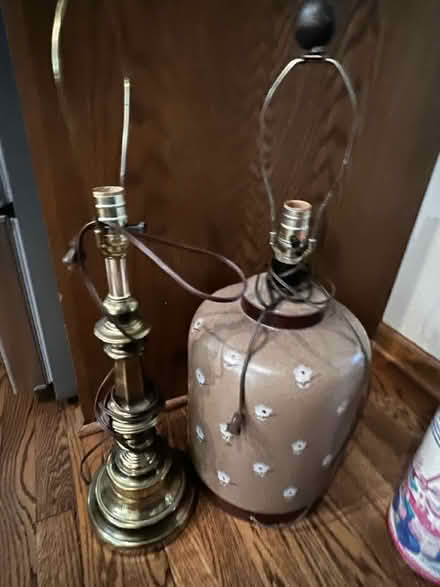 Photo of free 2 lamps (no shades) (South Barrington) #1