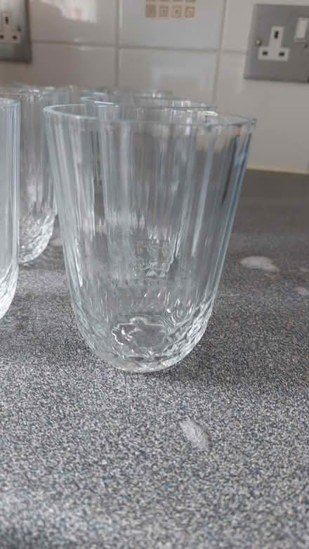 Photo of free Set of 8 small glass tumblers (Ruscombe RG10) #2