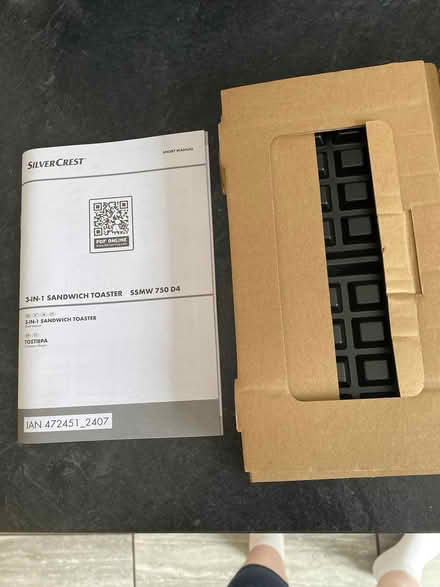 Photo of free Silvercrest sandwich toaster plates (Cemetery Hill MK41) #1