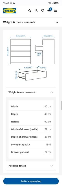 Photo of free Ikea Malm 4 drawer x 2 (Hayes UB3 2) #3