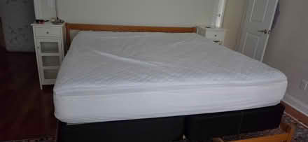 Photo of free king size bed and mattress (chapel hill/Hillsborough) #1