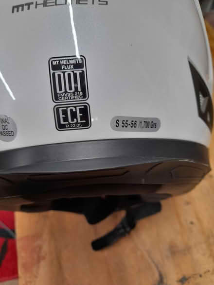 Photo of free Motorcycle Helmet + ear plugs (Chippenham SN14) #2