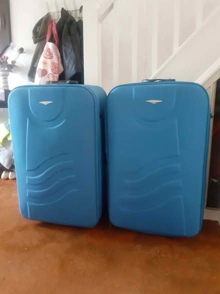 Photo of free Blue suitcases (Waltham Abbey EN9) #1