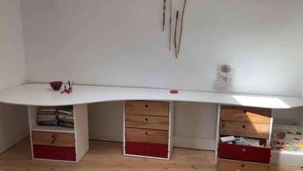 Photo of free table/desk with drawer sets (E5) #1