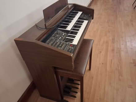 Photo of free Electronic organ & stool (Petersfield GU32) #2