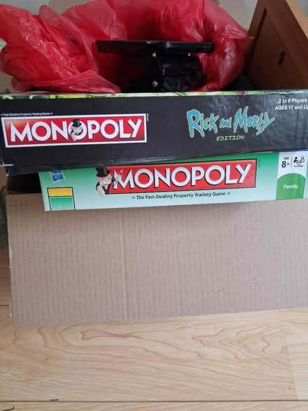 Photo of free Monopoly- standard or Rick & Morty (weedon) #1