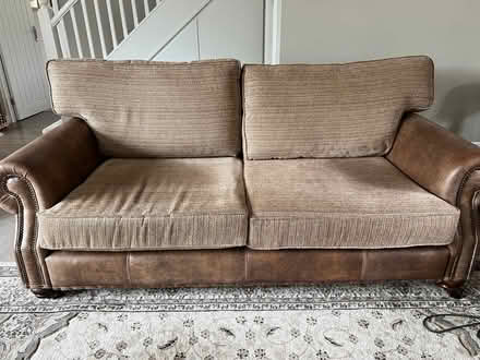 Photo of free 3 seater settee (Starbotton BD23) #3