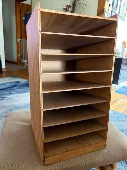 Photo of free Wooden filing shelves for papers (Near WOW outlets Greensburg) #1