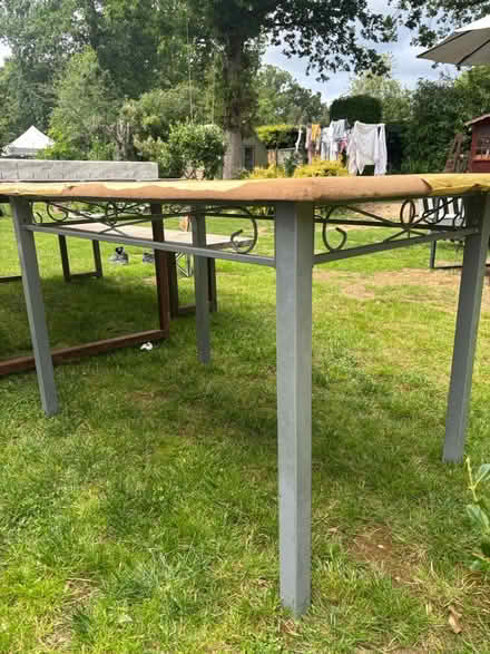 Photo of free 4 metal chairs and table (Cranleigh) #2