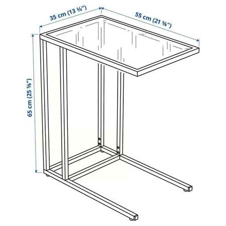 Photo of free IKEA VITTSJO Laptop stand end table 35x65cm (Barbican EC1Y) #2