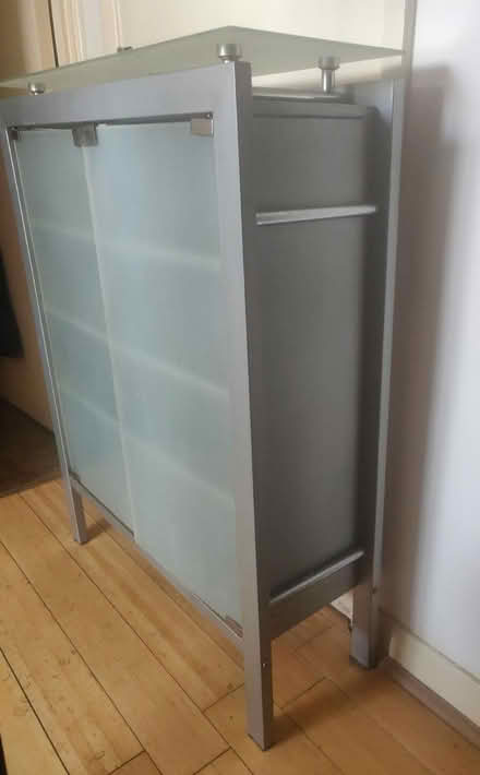 Photo of free Slim Grey/Glass Cabinet (Child's Hill NW2) #3