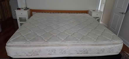 Photo of free king size bed and mattress (chapel hill/Hillsborough) #3