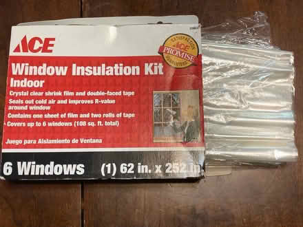 Photo of free Heat-shrinking Window-sealing film (Petworth/ Park View) #1