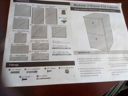 Photo of free Filing cabinet (Craghead DH9) #1