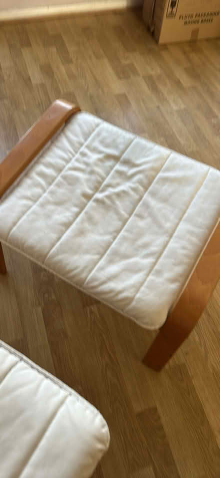 Photo of free IKEA poang chair and stool (Erith DA17) #3