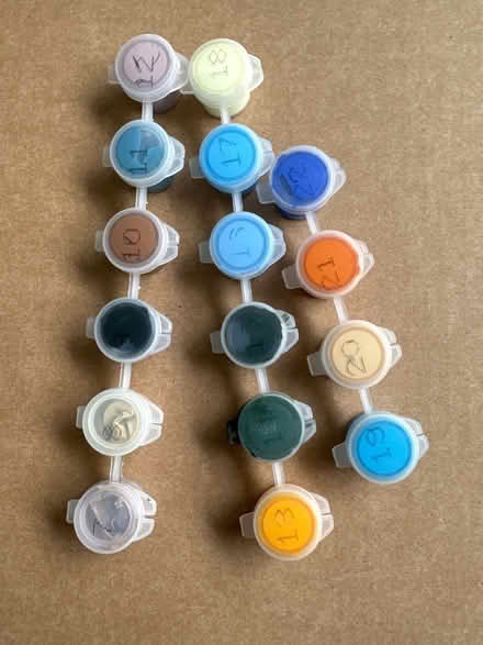 Photo of Acrylic Paint Set (Miskin CF72) #1