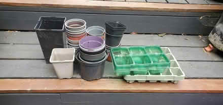 Photo of free Various plastic plant pots and seed trays. (Tye Green Village CM18) #1
