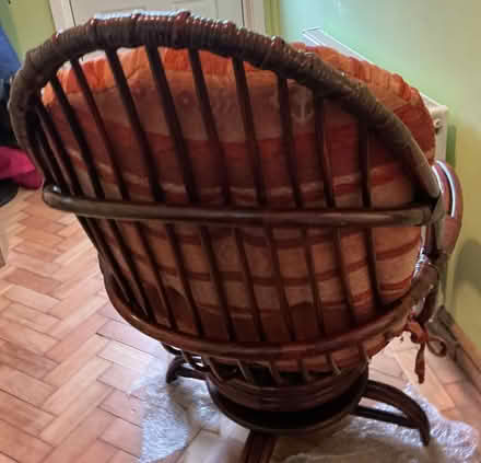 Photo of free Rocking Chair made from Cane with Cushion (Wavertree Nook L15) #2