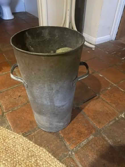 Photo of free Tall Metal Bucket (Brigstock NN14) #1