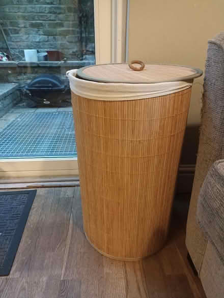 Photo of free Bamboo laundry basket (Richmond upon Thames TW10) #1