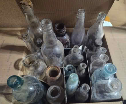 Photo of free Box of old excavated glass bottles (Saugus) #2