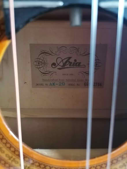 Photo of free Acoustic guitar with case (Malvern WR14) #3