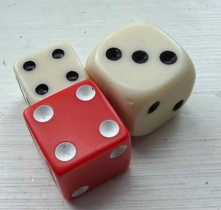 Photo of free Three dice (Westbury Wilts BA13) #1