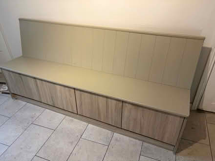 Photo of free Wooden seat (Hartley wintney) #1