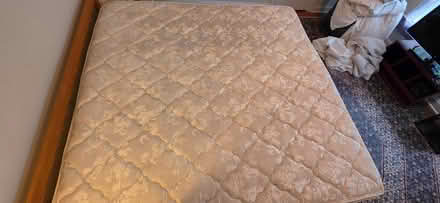 Photo of free king size bed and mattress (chapel hill/Hillsborough) #2
