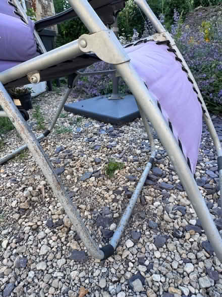 Photo of free Sunncamo lilac reclining chair (BA11 5JH) #2