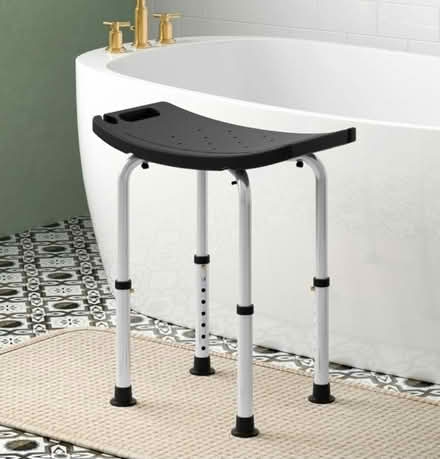 Photo of free White bathroom / Shower stool. (Great Yarmouth NR30) #2