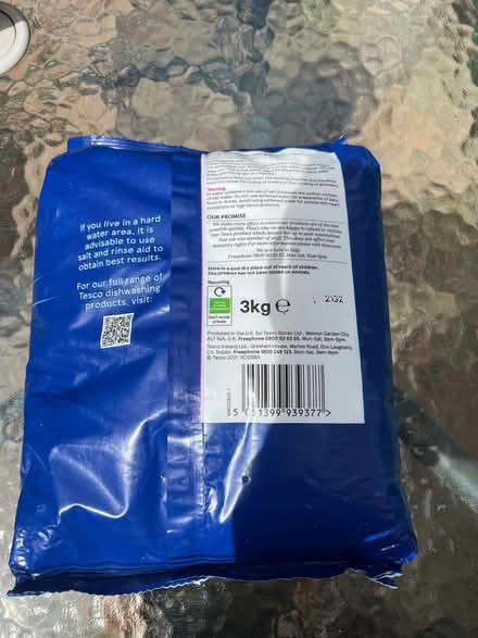 Photo of free Dishwasher salt granules - bag unopened (Old Basing RG24) #2