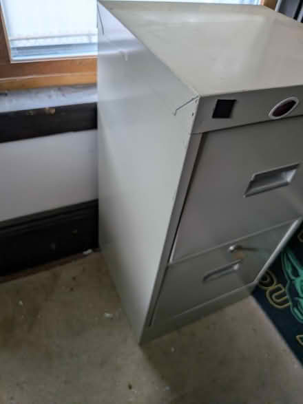 Photo of free Metal filing cabinet (East Arlington) #3