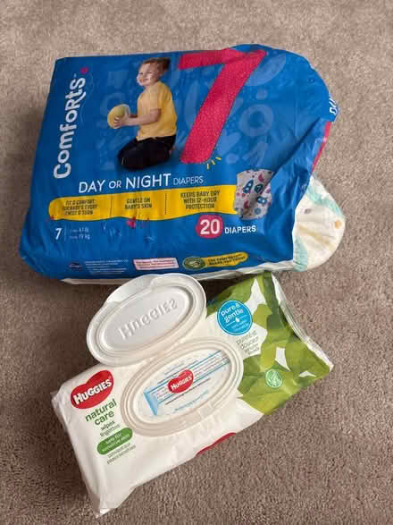 Photo of free Large size diaper and wipes (Near Centennial lane) #1