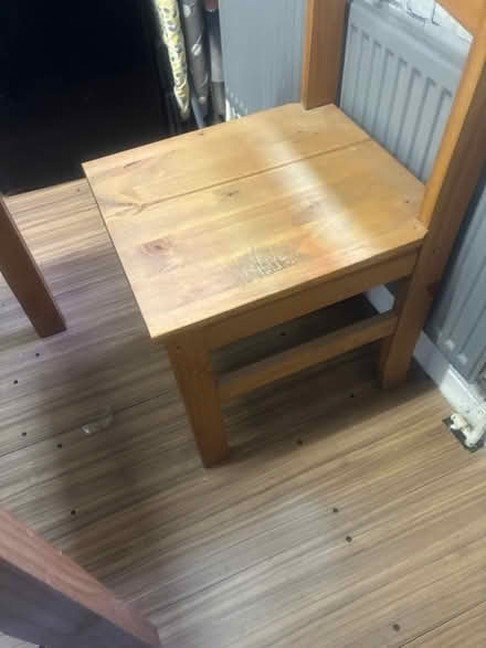 Photo of free Wooden dinning table and 4 chairs (Watford WD18) #3