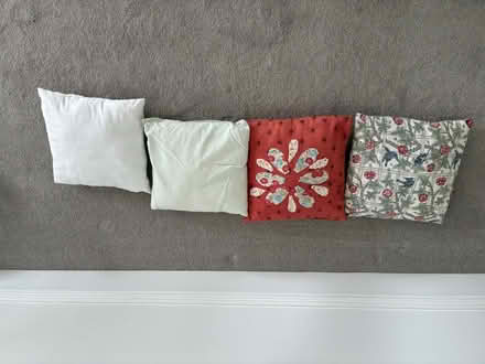 Photo of free Cushions x 4 32x 32cm (Lewes Nevill area) #1
