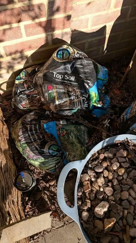 Photo of free Tub & Bag of stones (RG24 Old Basing) #2