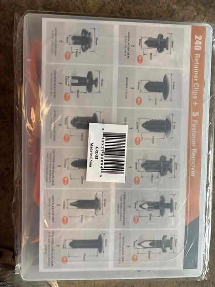 Photo of free Retaining clips set (Green Lake) #1