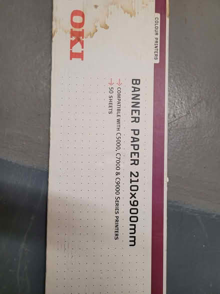 Photo of free 11 sheets of white banner-size paper, see description (Springfield CM1) #2