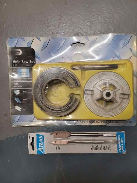 Photo of free Hole saw set plus 2 drill bits (Springfield CM1) #1