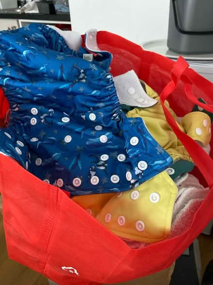 Photo of free 20 Cloth Nappies & boosters (NW6) #1