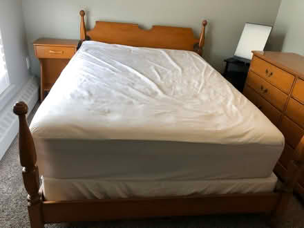 Photo of free Vintage 4 Post Solid Wood Bed (Westdale) #1