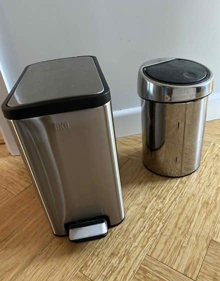 Photo of free 2 x Bathroom Bins (1 x Brabantia) (Lodge Moor S10) #1
