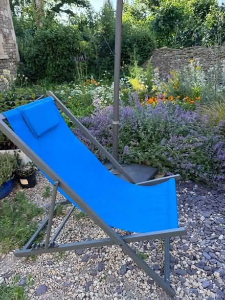 Photo of free Lightweight metal deck chair (BA11 5JH) #2