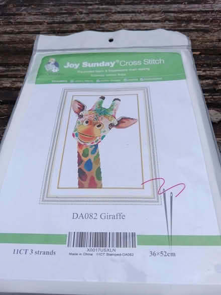 Photo of free Giraffe cross stich (Woodstock OX20) #1
