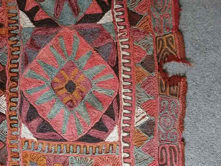 Photo of free Hand woven patterned rug. 58' x 31' (Godalming GU7) #4