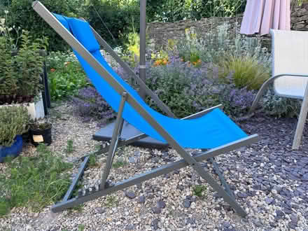 Photo of free Lightweight metal deck chair (BA11 5JH) #3