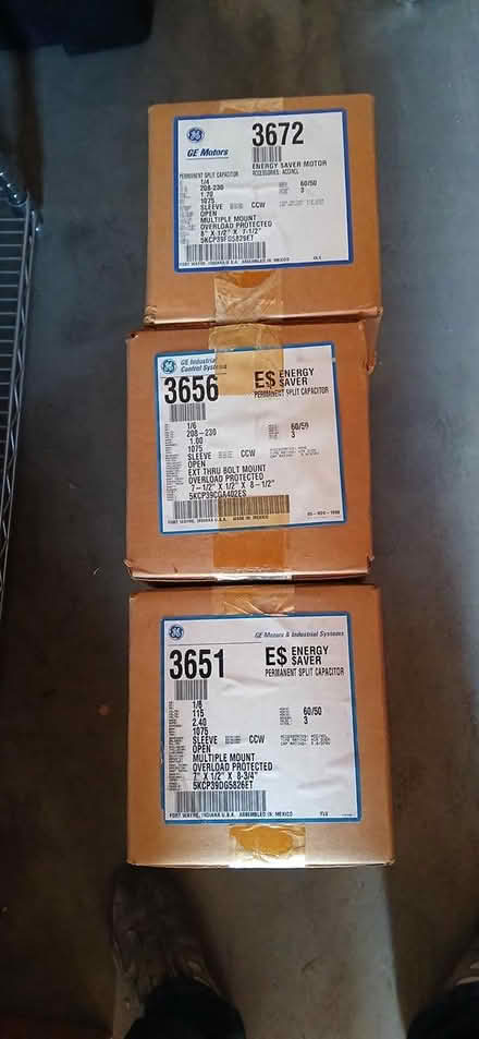 Photo of free GE motors NOS (in storage Rancho Cucamonga) #1