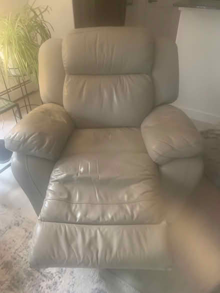 Photo of free Recliner leather chair (3 sisters parkway) #1